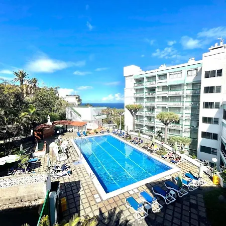 Apartamento Estudio superior con grande jardín, wifi, piscinas, playa en Puerto de la Cruz *